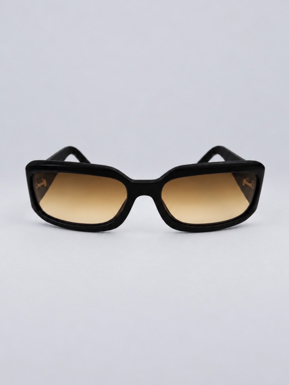 Vintage Chanel 5064-B Black Sunglasses Rhinestone Crystal CC Logo Y2K Case 61mm